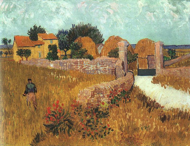 Vincent Van Gogh Farmhouse in Provence